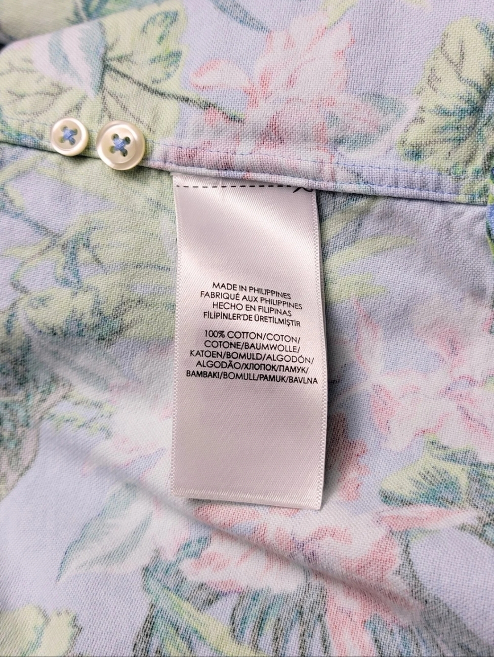 Ralph Lauren Tropical Hawaiian Short Sleeve Button-Down Shirt M - Picture 5 of 7